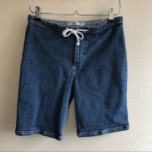 vintage tommy hilfiger bermuda denim shorts